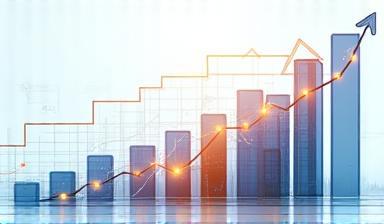 Graphic representing digital growth and connectivity